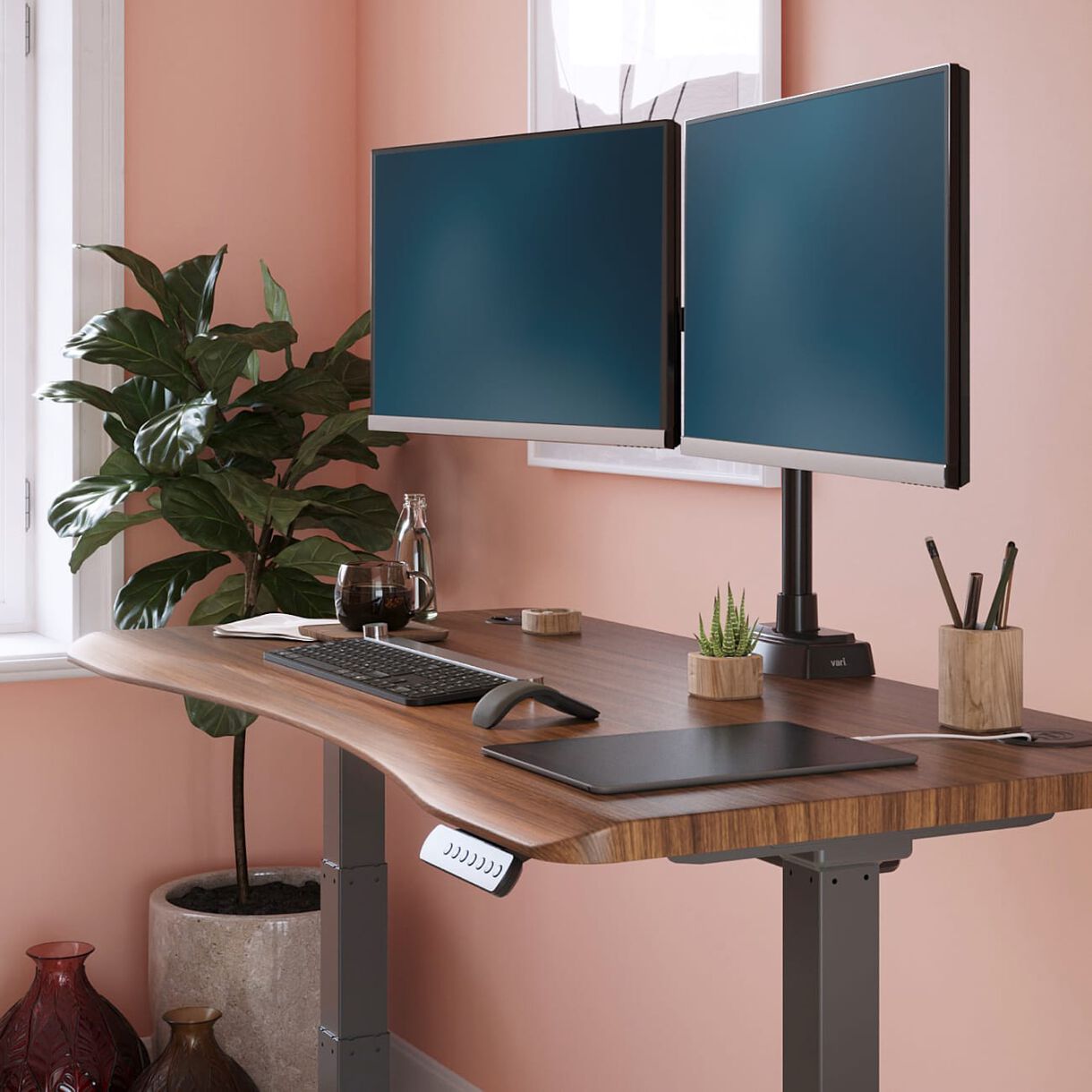 ergo standing desk in office